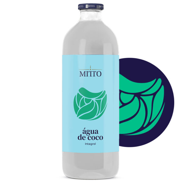 Água de Coco Mitto<br>1L Caixa 6 Und.