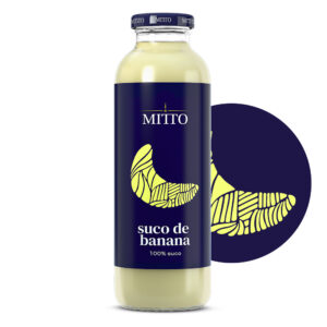 Suco de Banana Mitto<br>300ml Caixa 12 Und.