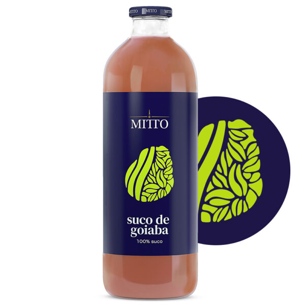 Suco de Goiaba Mitto<br>1L Caixa 6 Und.