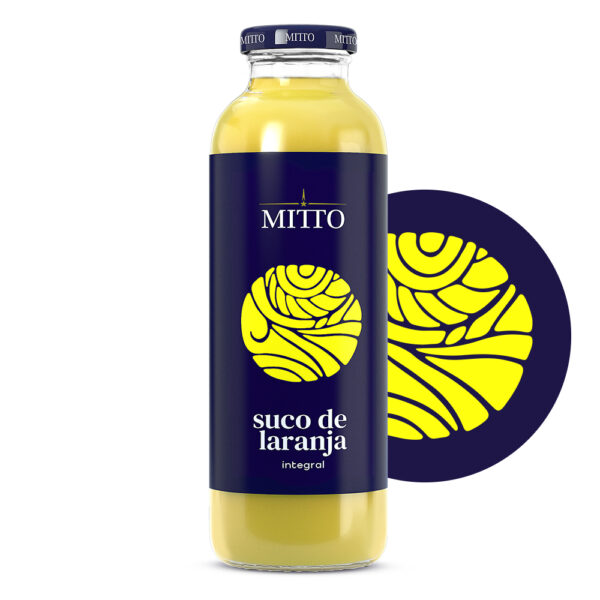 Suco de Laranja Mitto<br>300ml Caixa 12 Und.