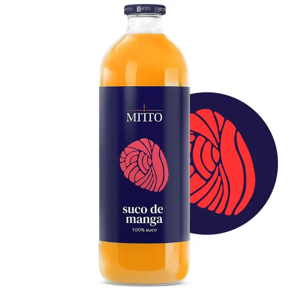 Suco de Manga Mitto<br>1L Caixa 6 Und.