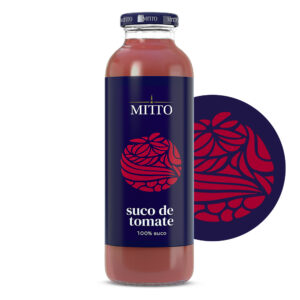 Suco de Tomate Mitto<br>300ml Caixa 12 Und.