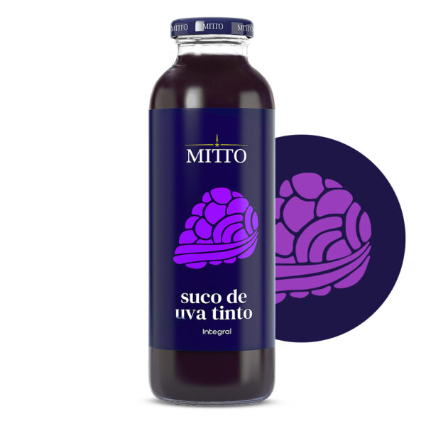 Suco de Uva Mitto<br>300ml Caixa 12 Und.