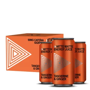 MITTO MATTE TANGERINE & GINGER 269ML CAIXA 6 UND. CLUBE ASSINATURA