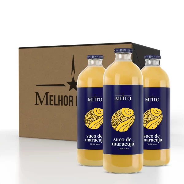 Suco de Maracujá Mitto<br>1L Caixa 6 Und. - Image 2