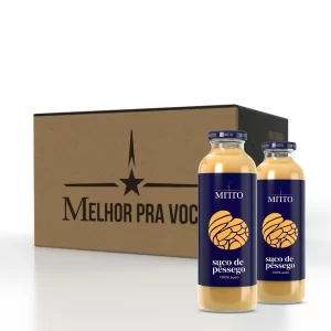 Suco de Pêssego Mitto<br> 300ml Caixa 12 Und.