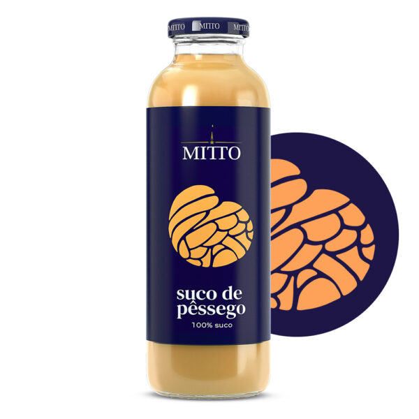 Suco de Pêssego Mitto<br> 300ml Caixa 12 Und.