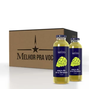 Suco de Uva Branco Mitto<br>300ml Caixa 12 Und.