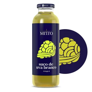 Suco de Uva Branco Mitto<br>300ml Caixa 12 Und.